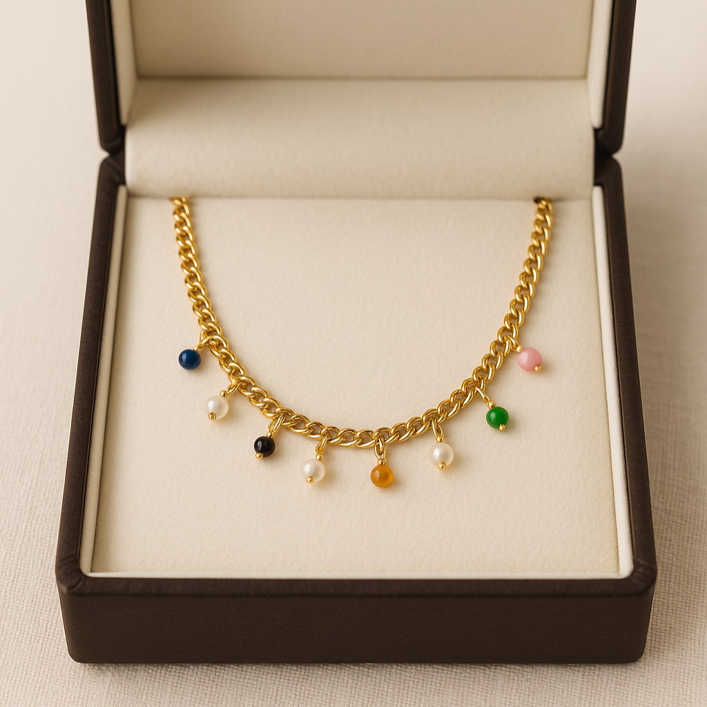 Collar Joyful Baño de Oro
