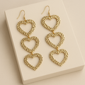 Pendientes Heartbeat Baño de Oro - MINNI MOON-Lepetitemarie-Singularu-PDPAOLA-Luamarta