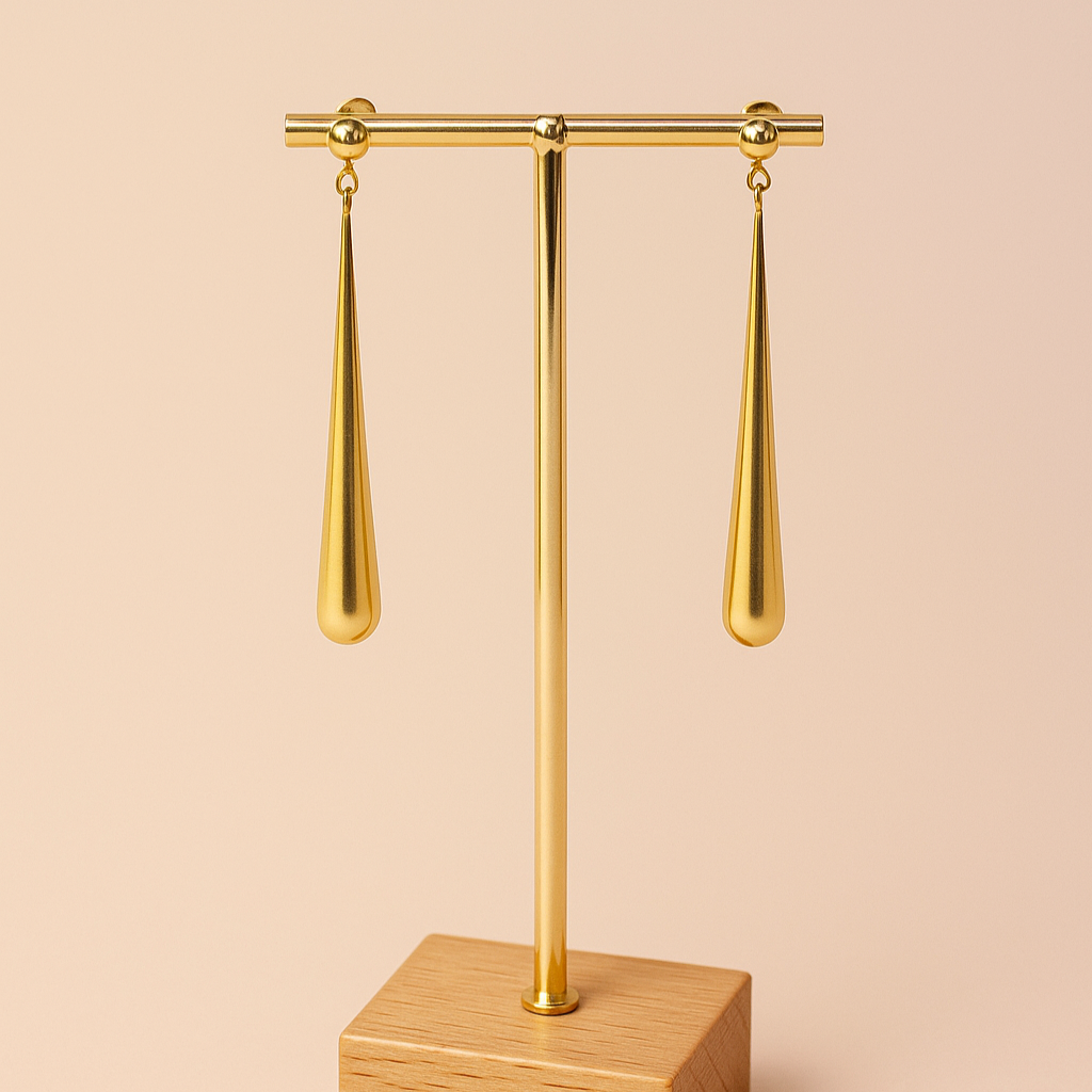 Pendientes Gota Baño de Oro - MINNI MOON-Lepetitemarie-Singularu-PDPAOLA-Luamarta