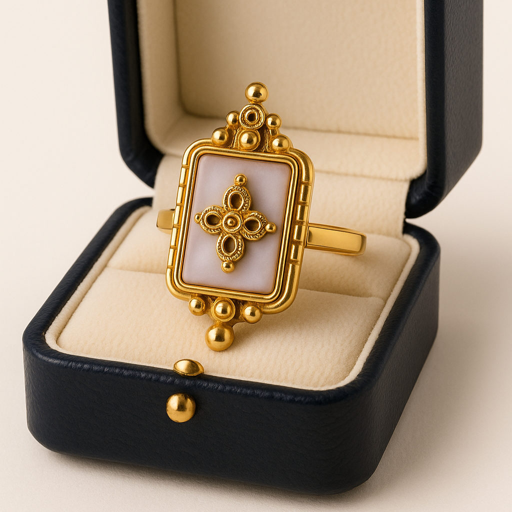 Anillo Royal Baño de Oro