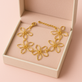 Pulsera Petals Baño de Oro