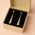 Pendientes Gota Baño de Oro