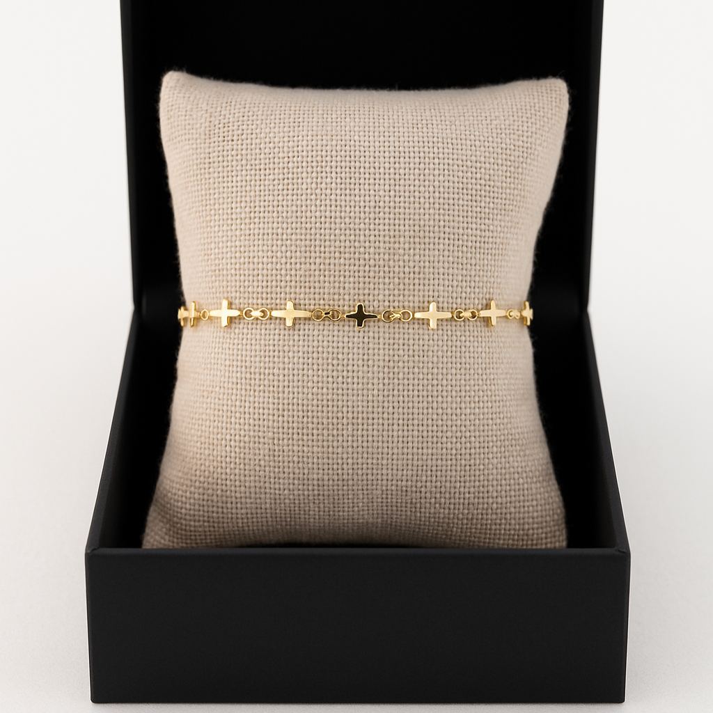 Pulsera Faith Baño de Oro