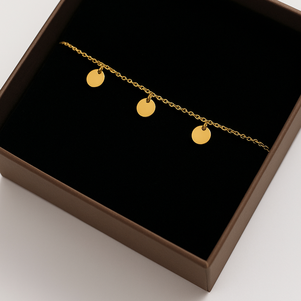 Pulsera Dots Baño de Oro