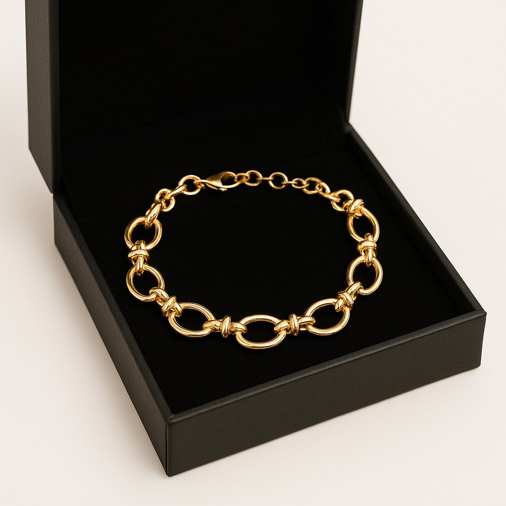 Pulsera Fare Baño de Oro