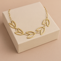 Collar Tulipán Baño de Oro