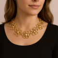 Collar de flores xxl Baño de Oro (Copia)