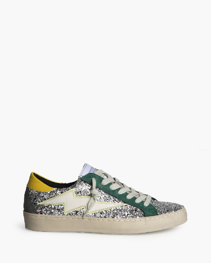 Zapatillas rayo con purpurina mujer – Tallas 35 a 41 | Tallan grandes, pedir una talla menos