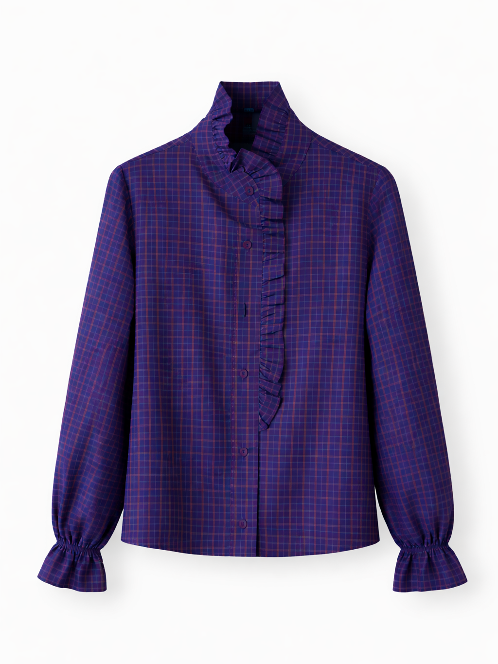 Camisa de Cuadros con Volantes o Falda de Cuadros Algodón Mujer | Conjunto o por separado