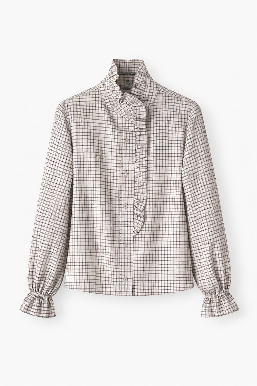 Camisa de Cuadros con Volantes o Falda de Cuadros Algodón Mujer | Conjunto o por separado