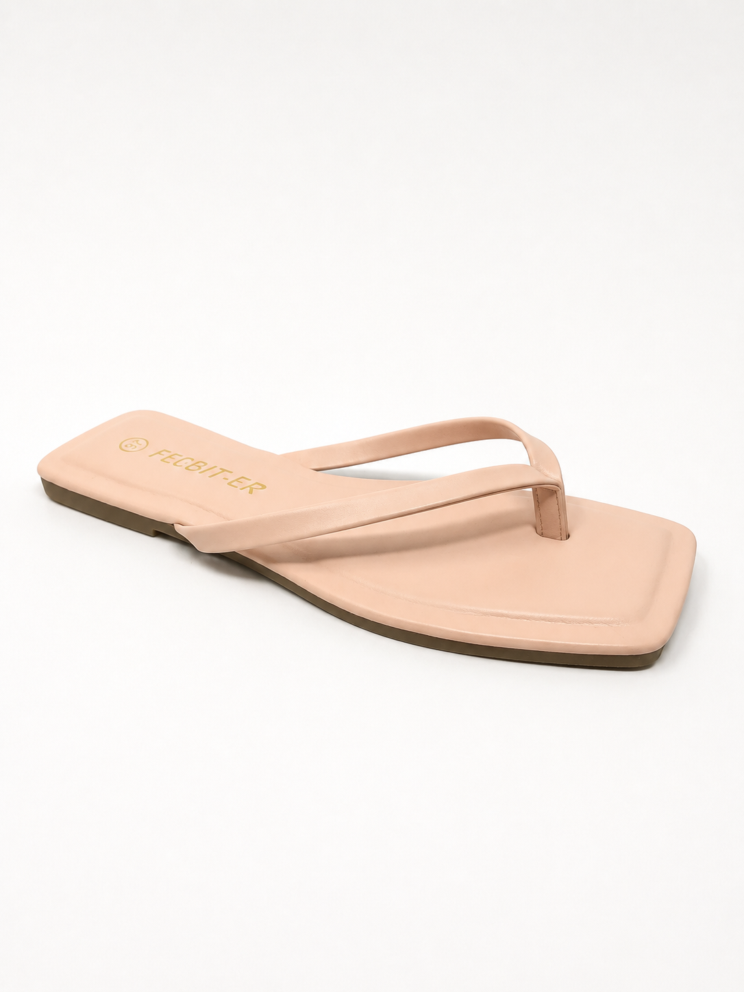 Chanclas o Sandalias Planas de Vestir con Puntera Cuadrada