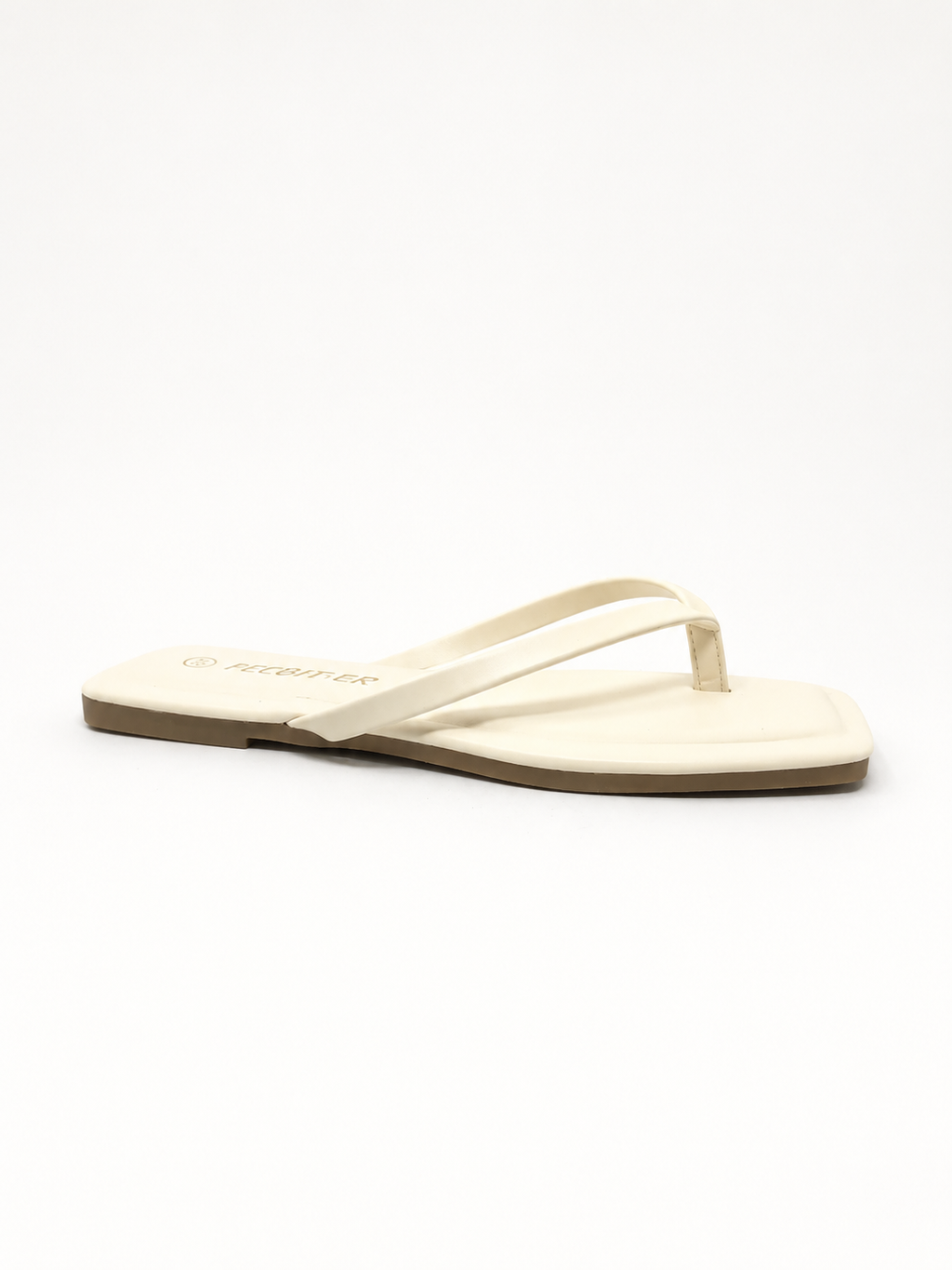 Chanclas o Sandalias Planas de Vestir con Puntera Cuadrada