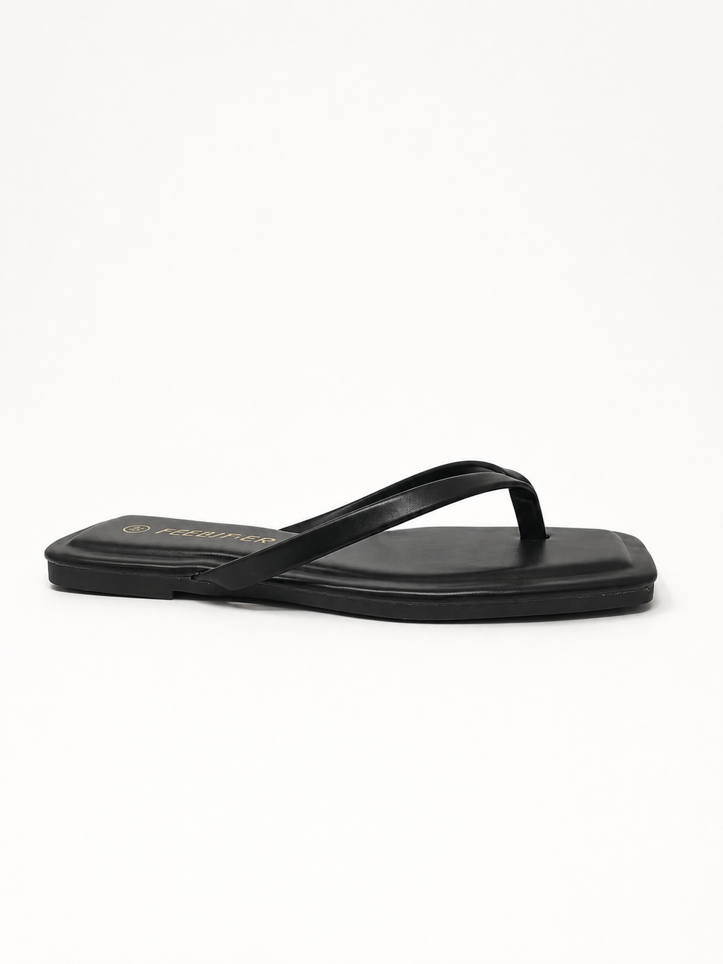 Chanclas o Sandalias Planas de Vestir con Puntera Cuadrada