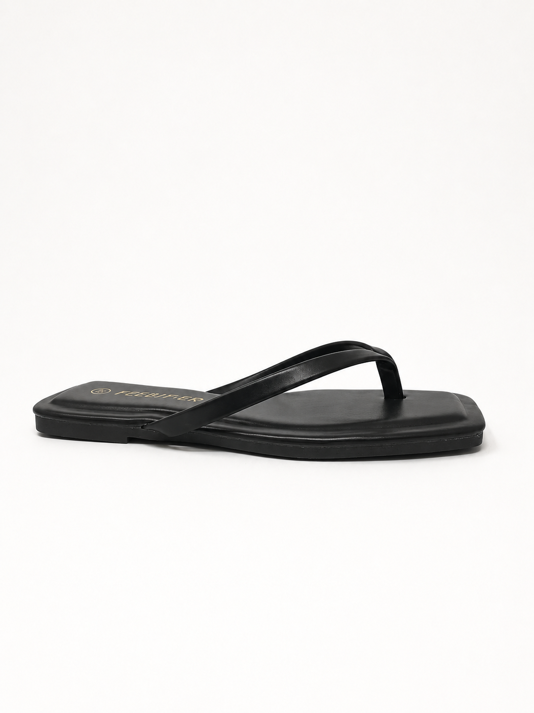 Chanclas o Sandalias Planas de Vestir con Puntera Cuadrada