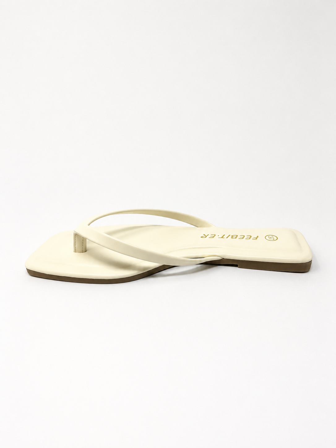 Chanclas o Sandalias Planas de Vestir con Puntera Cuadrada