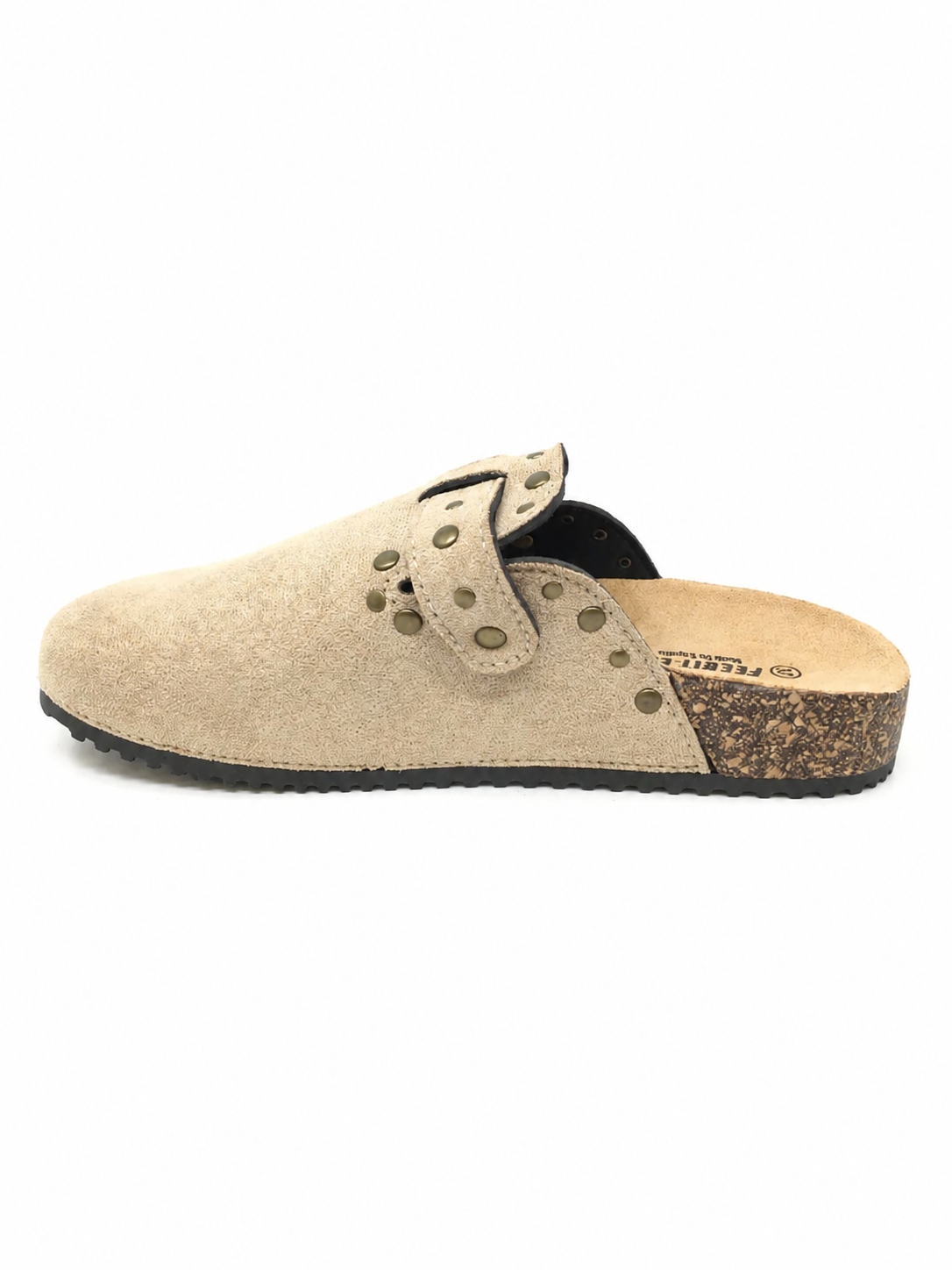Zuecos Plataforma con Tachas para Primavera | Con Hebilla y Suela Ergonómica