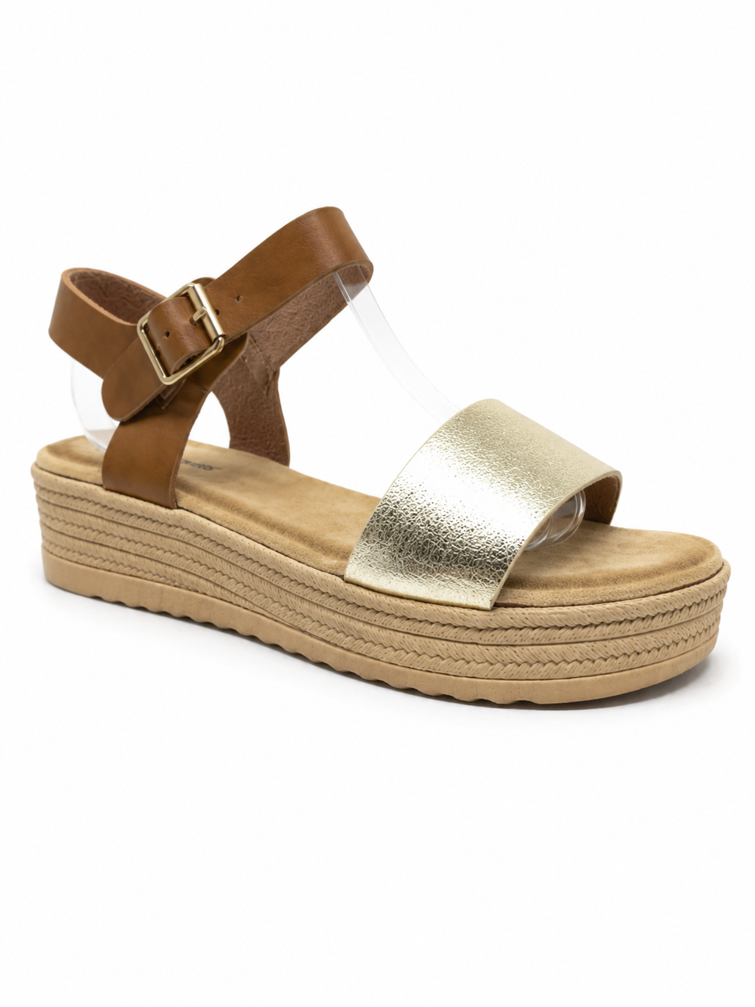 Sandalias Planas con Plataforma y Tiras Ajustables – Cómodas para el Día a Día