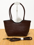 Bolso Capazo Trenzado de hombro con Cremallera | Medidas 33x20x10 cm o 40x24x10 cm