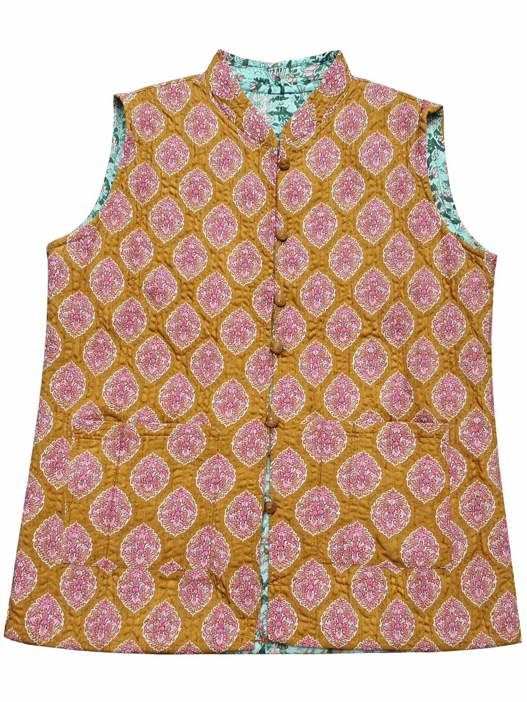 Chalecos Indios Reversibles de Algodón