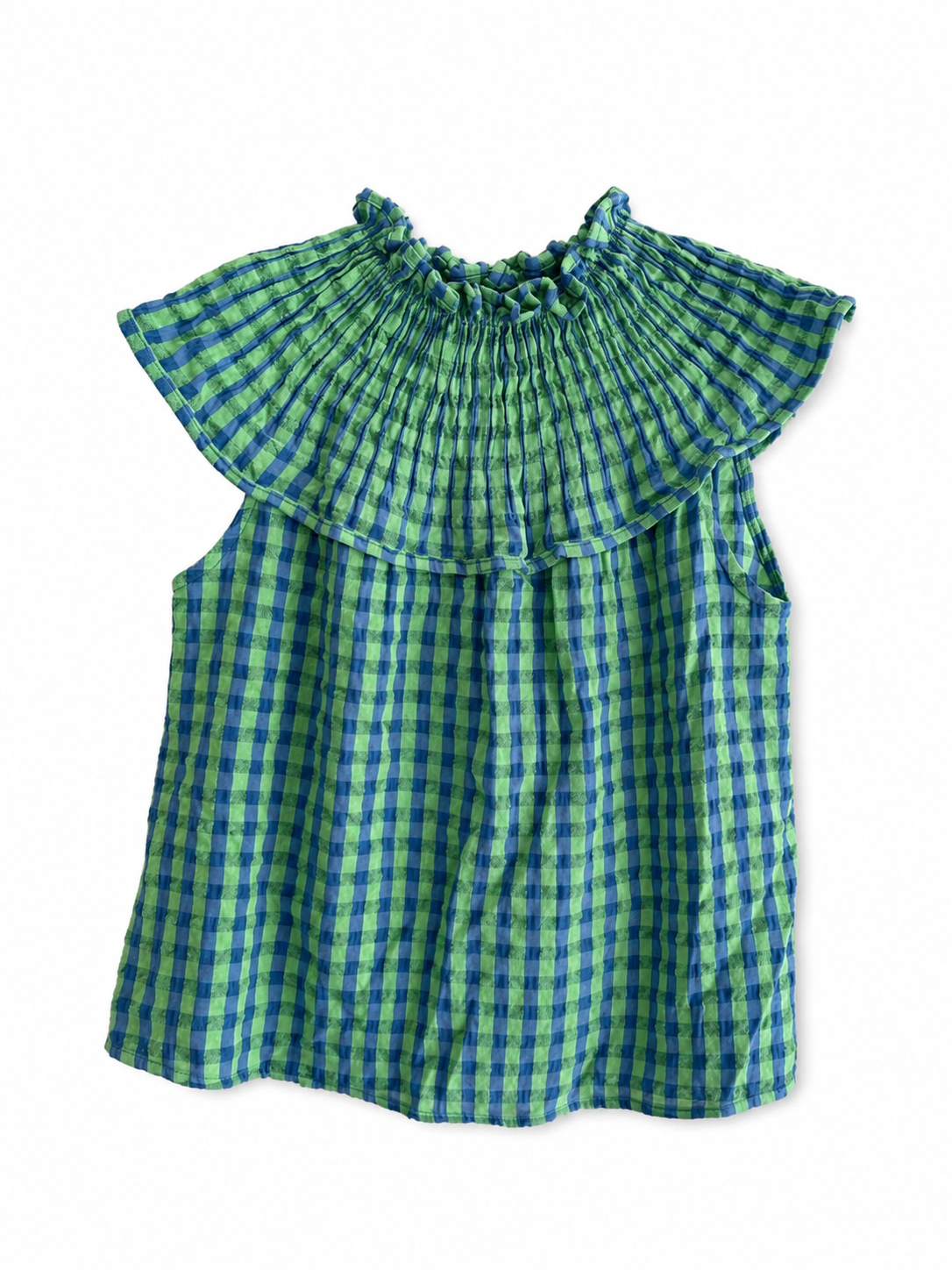 Moda de Cuadros Vichy Flúor | Elige entre Pantalón Bombacho o Recto, Blusa o Falda