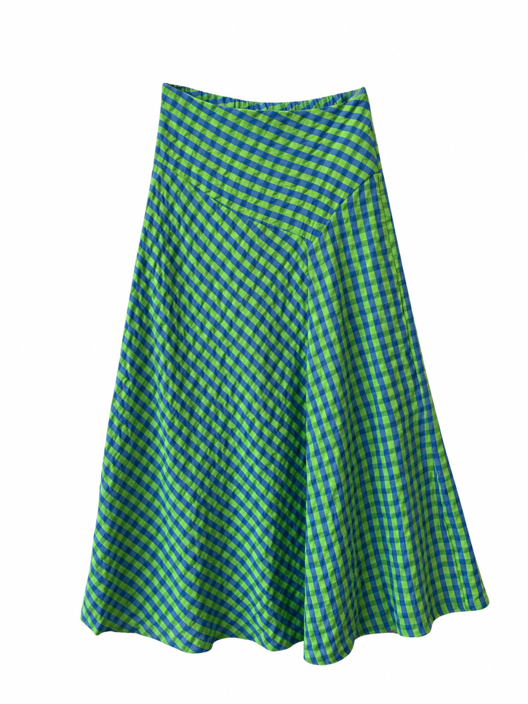 Moda de Cuadros Vichy Flúor | Elige entre Pantalón Bombacho o Recto, Blusa o Falda