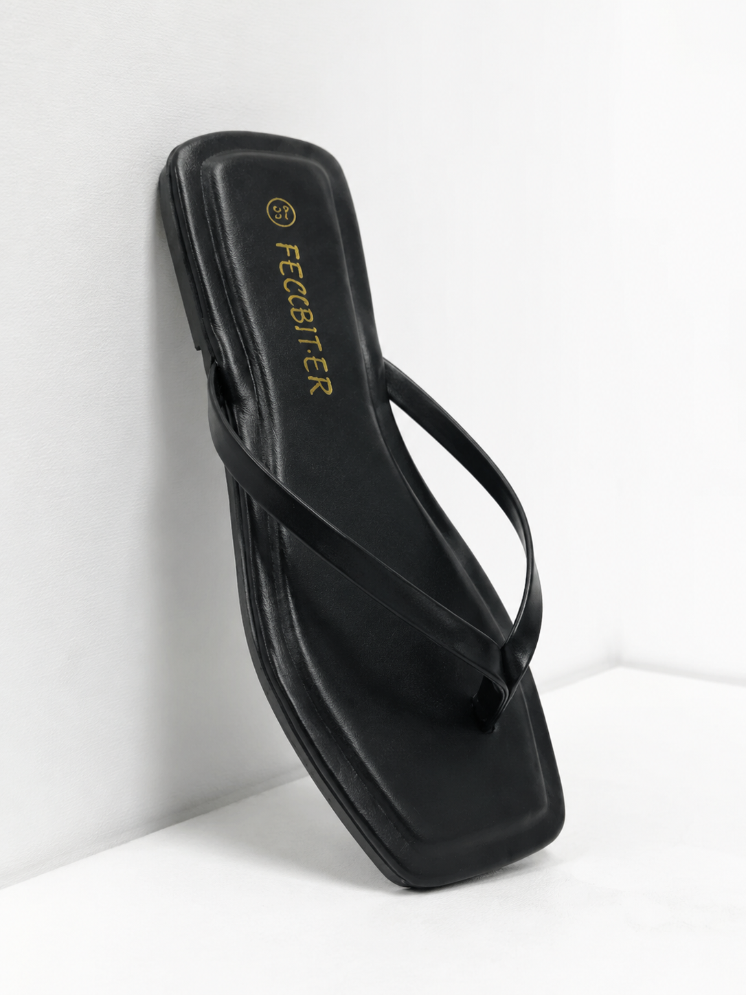 Chanclas o Sandalias Planas de Vestir con Puntera Cuadrada