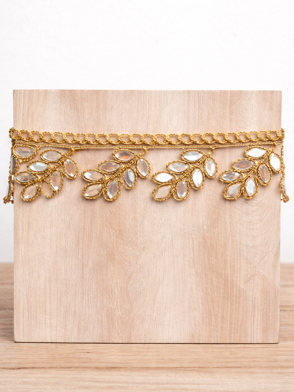 Choker espejos Dorado mujer