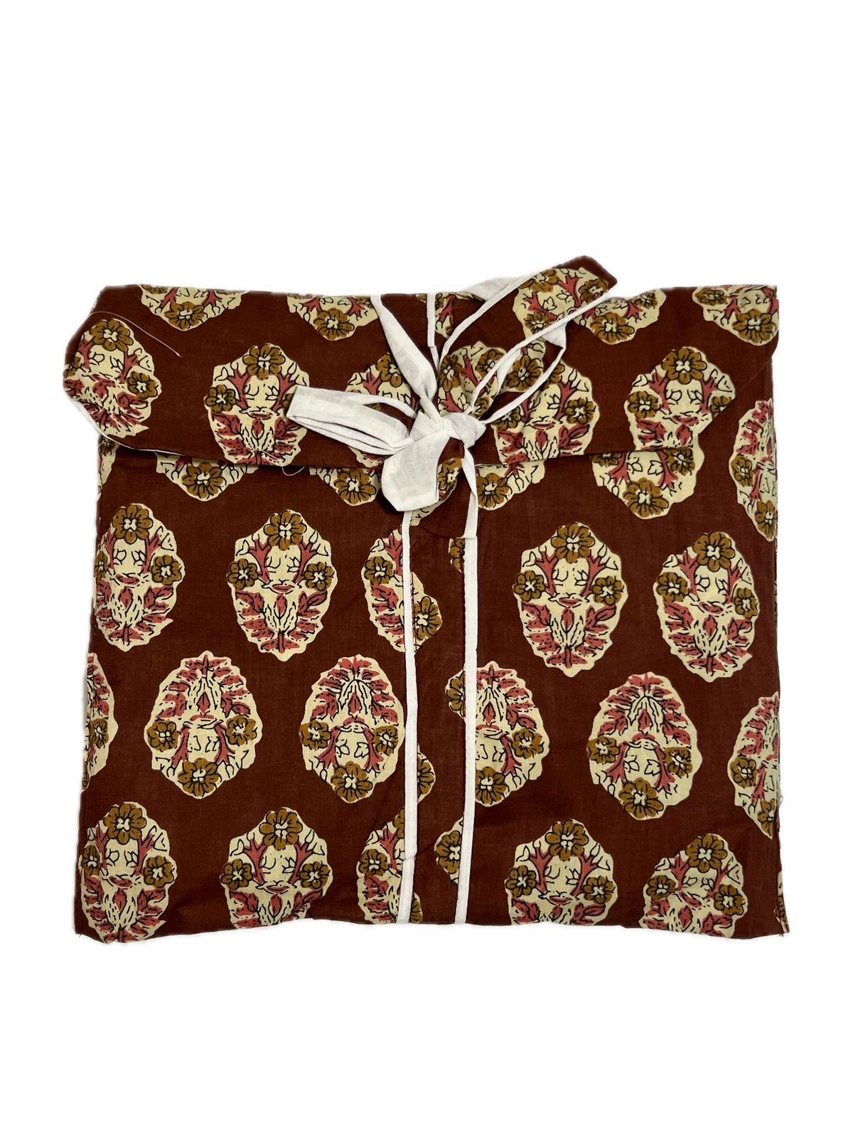Pijama Camisero Largo Estampado de Algodón para mujer | Bolsa incluida