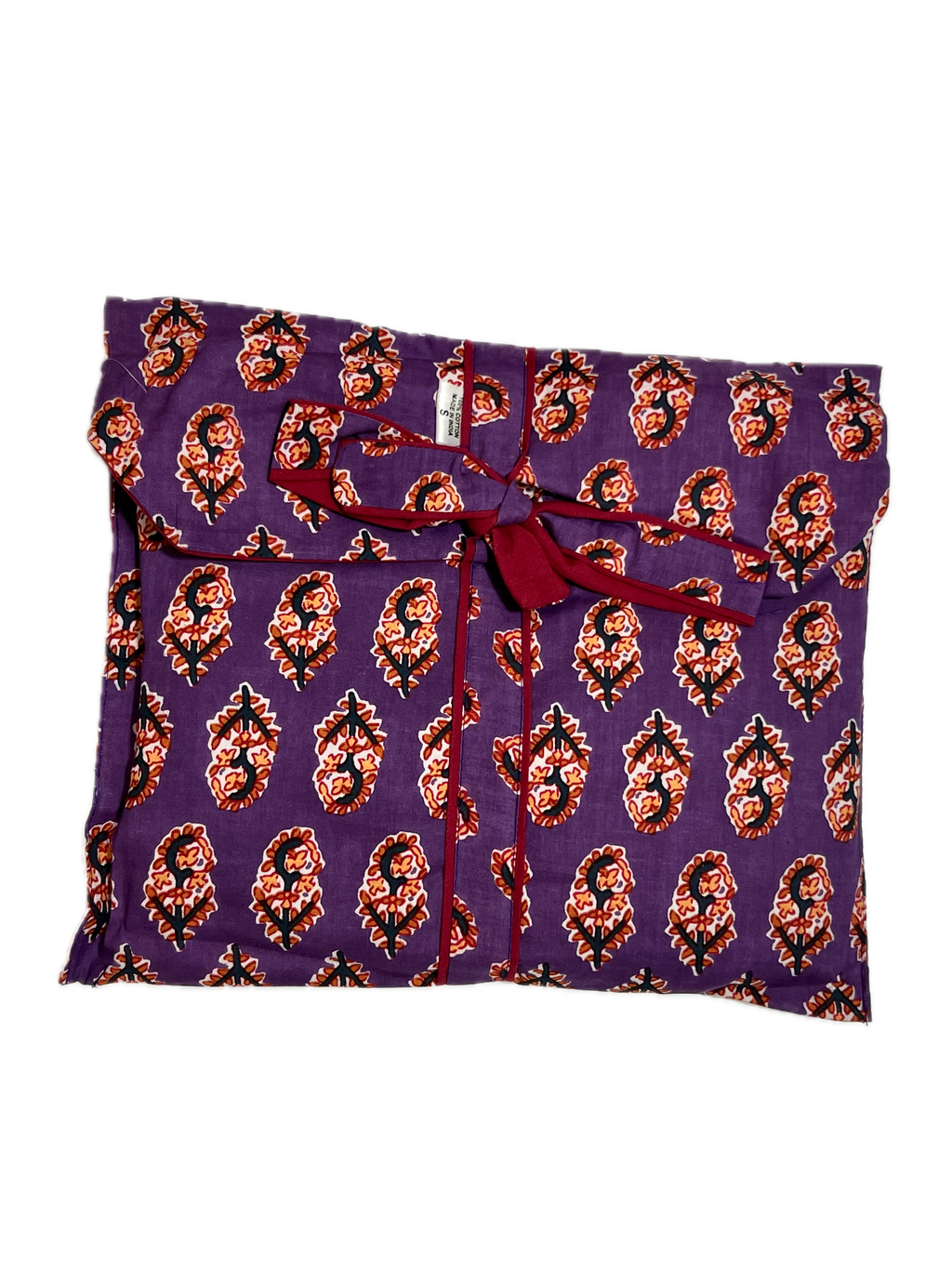 Pijama Camisero Largo Estampado de Algodón para mujer | Bolsa incluida