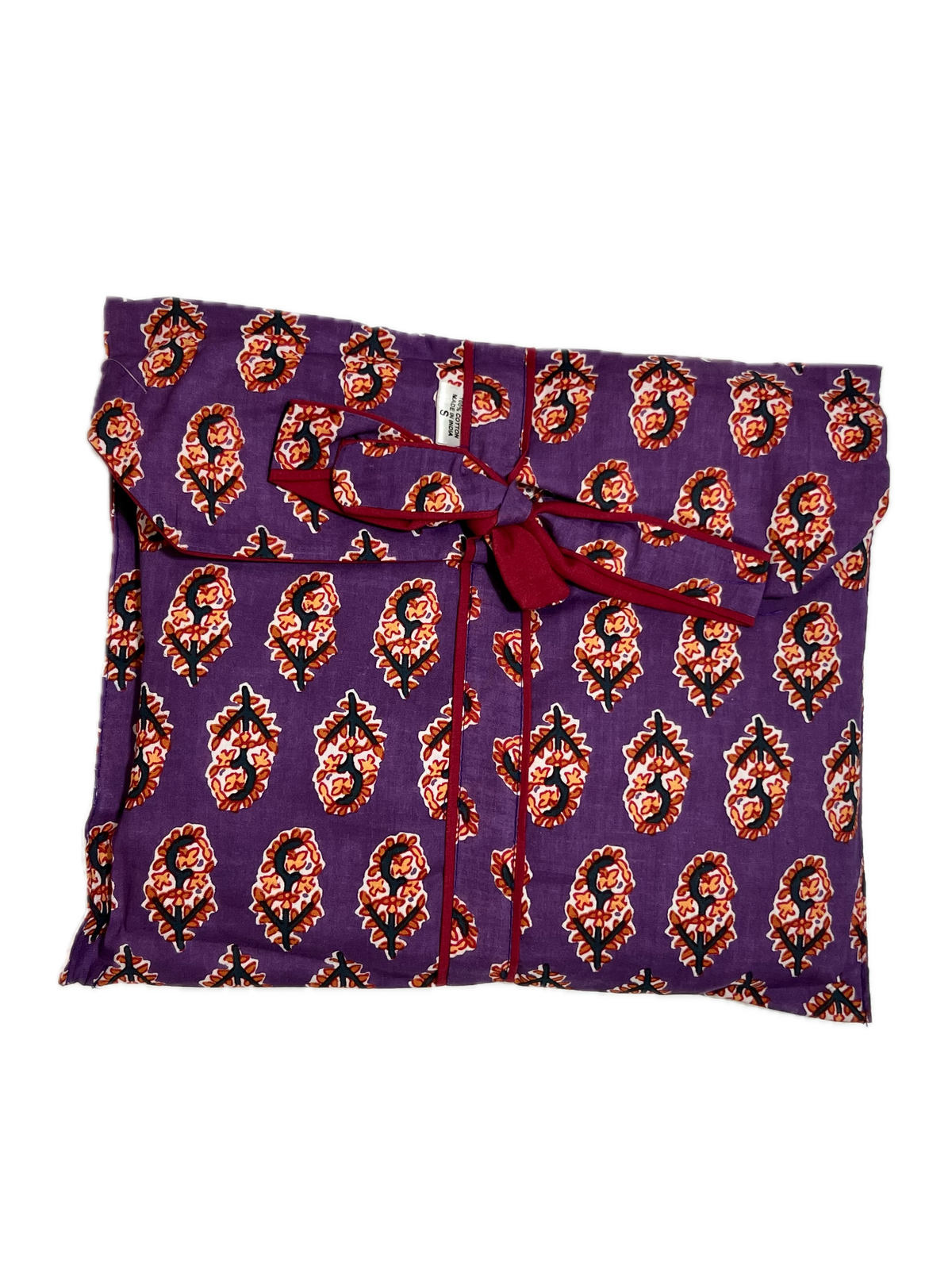 Pijama Camisero Largo Estampado de Algodón para mujer | Bolsa incluida