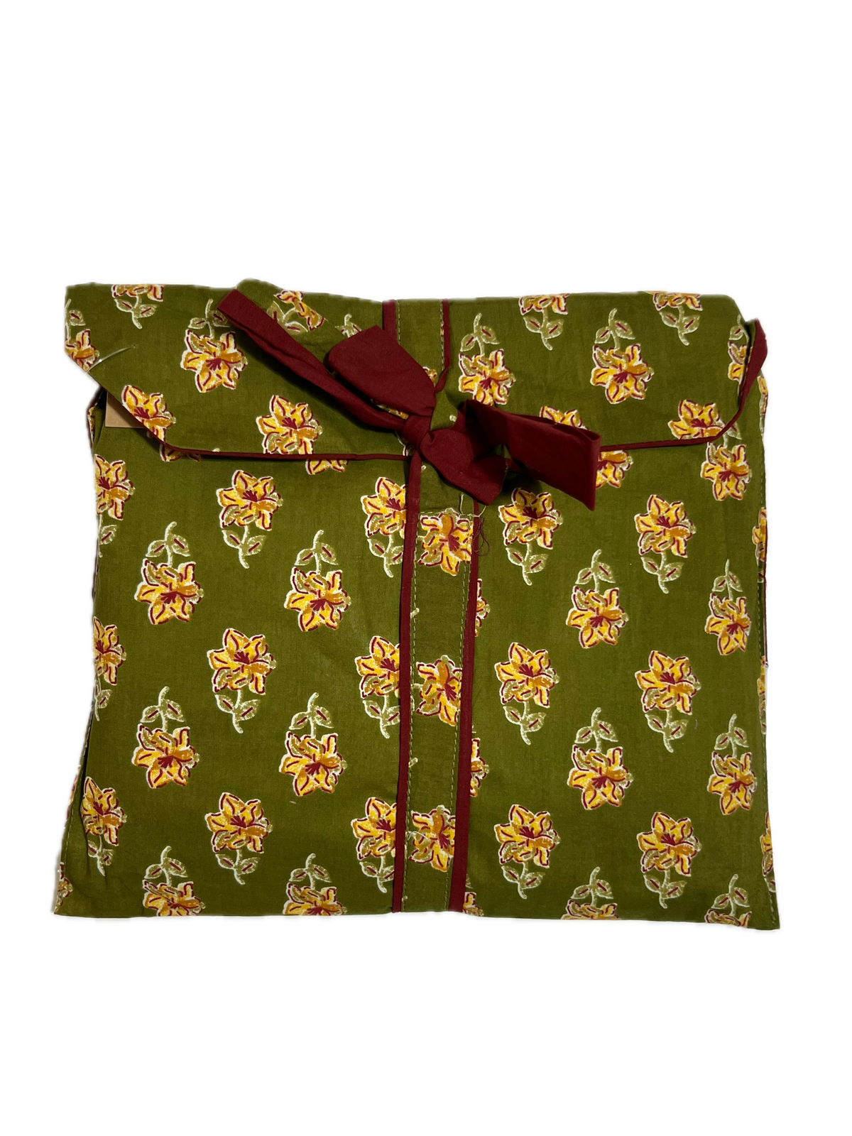 Pijama Camisero Largo Estampado de Algodón para mujer | Bolsa incluida