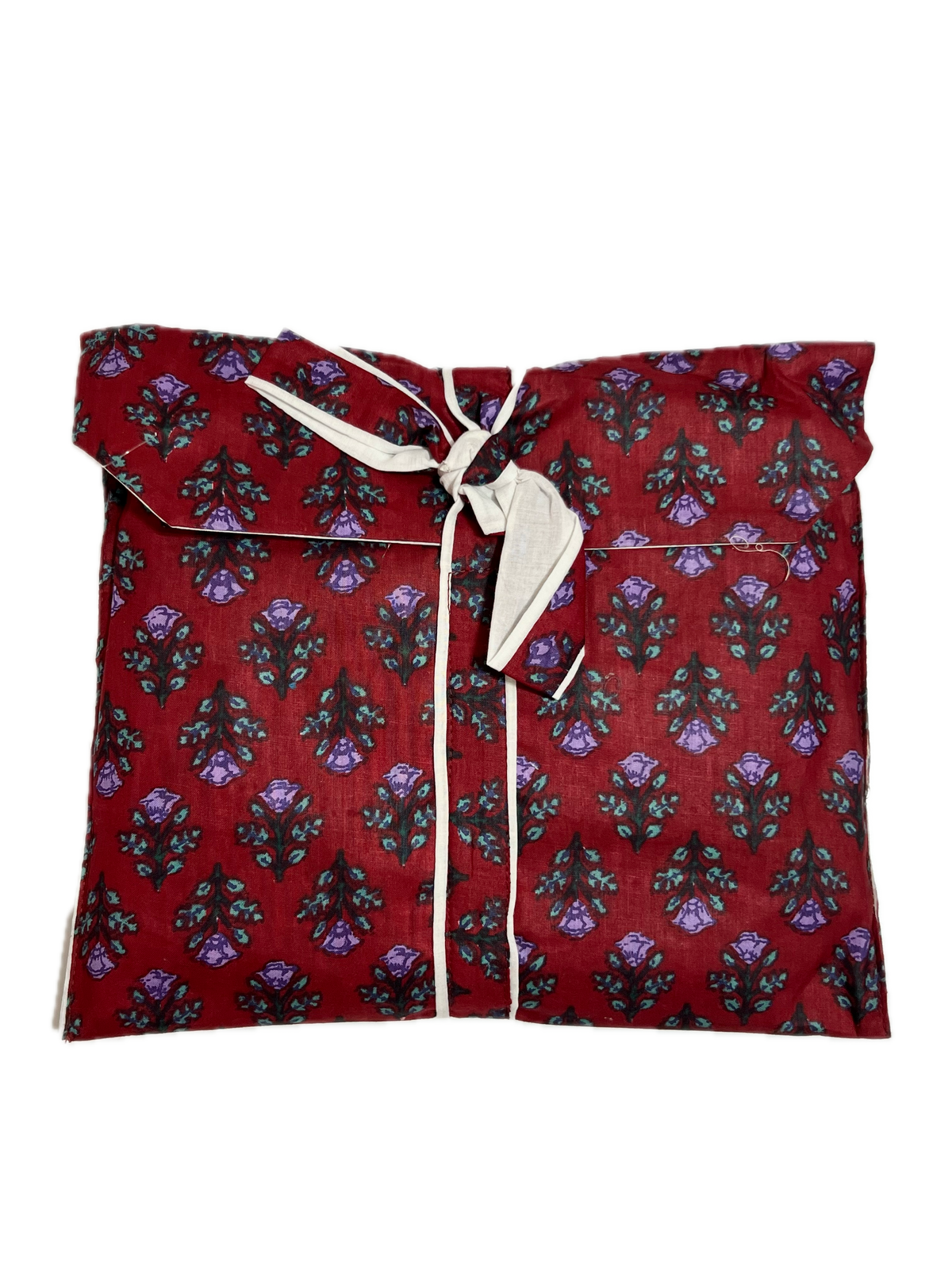 Pijama Camisero Largo Estampado de Algodón para mujer | Bolsa incluida