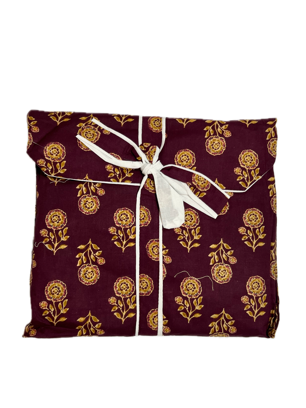 Pijama Camisero Largo Estampado de Algodón para mujer | Bolsa incluida