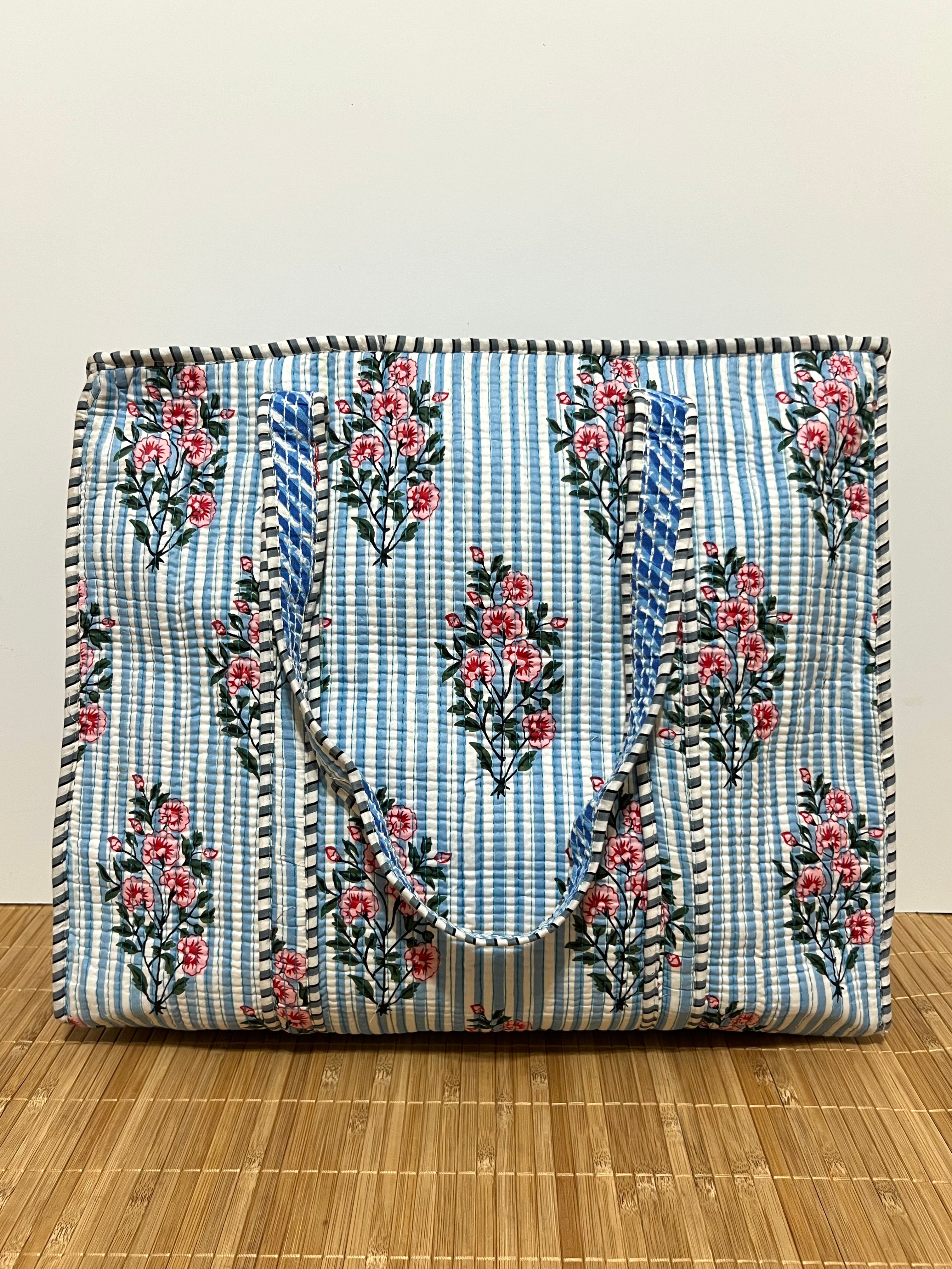 Bolsa viaje algodón Tote bag con cremallera | 45x37x13cm