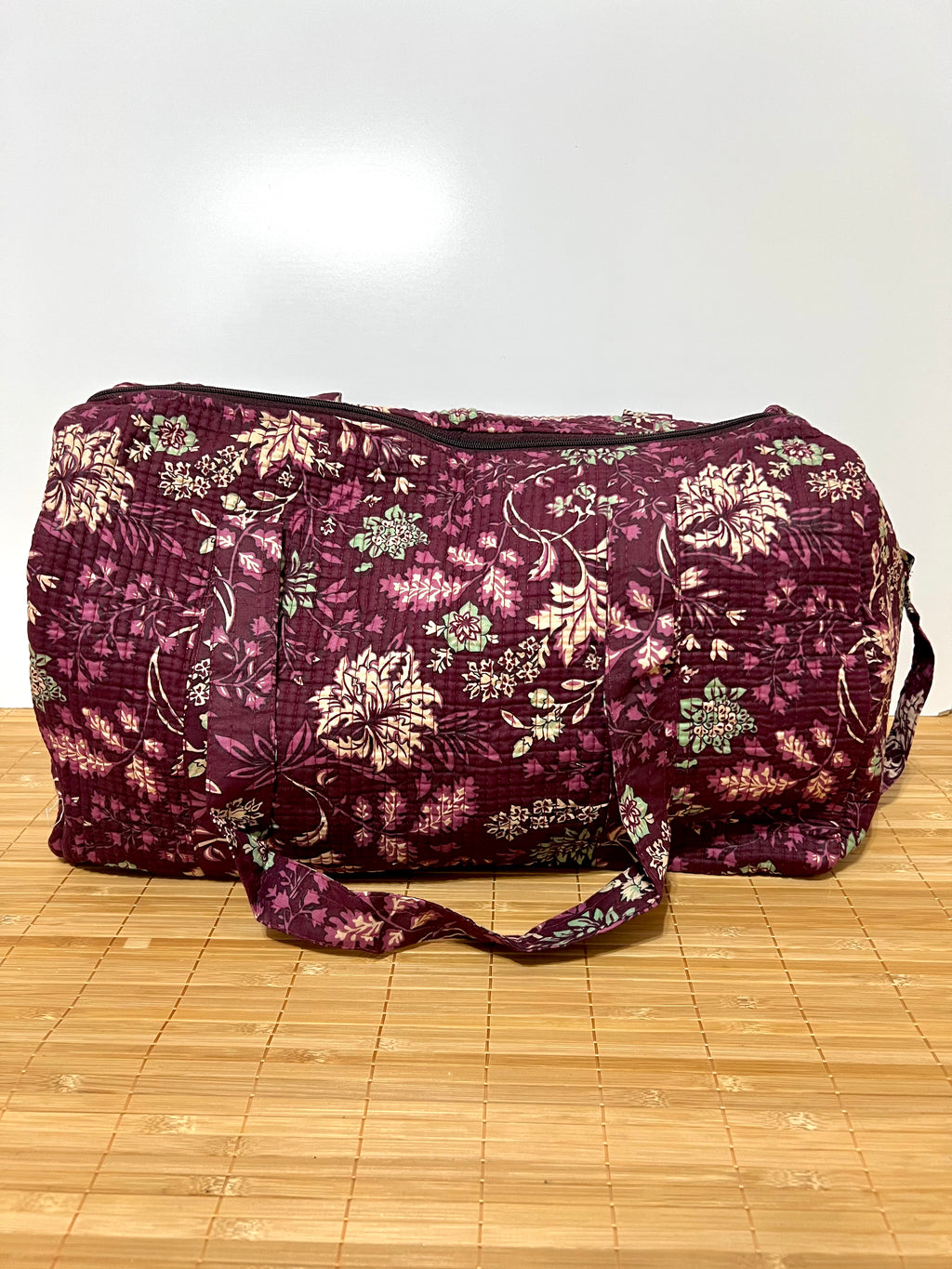 Bolso de viaje estampado de algodón personalizado iniciales – 45 × 33 × 24 cm