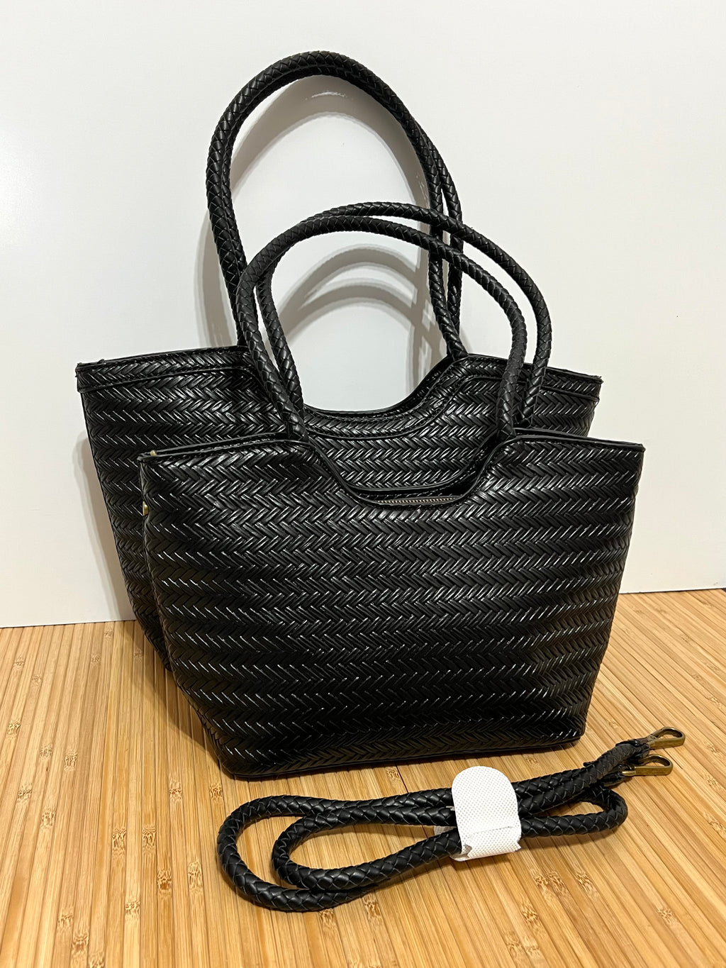 Bolso Capazo Trenzado de hombro con Cremallera | Medidas 33x20x10 cm o 40x24x10 cm