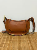 Bolso bandolera con tachuelas | 23x30x9 cm | Bolso para uso diario