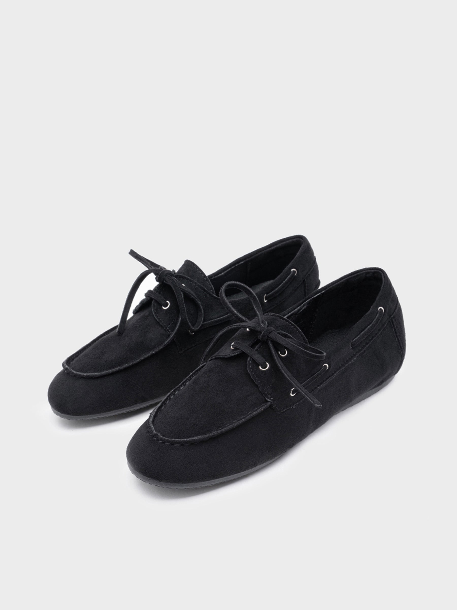 Mocasines Antelina mujer con Cordones – Para uso diario u oficina | Elige tu talla habitual (36 a 41)