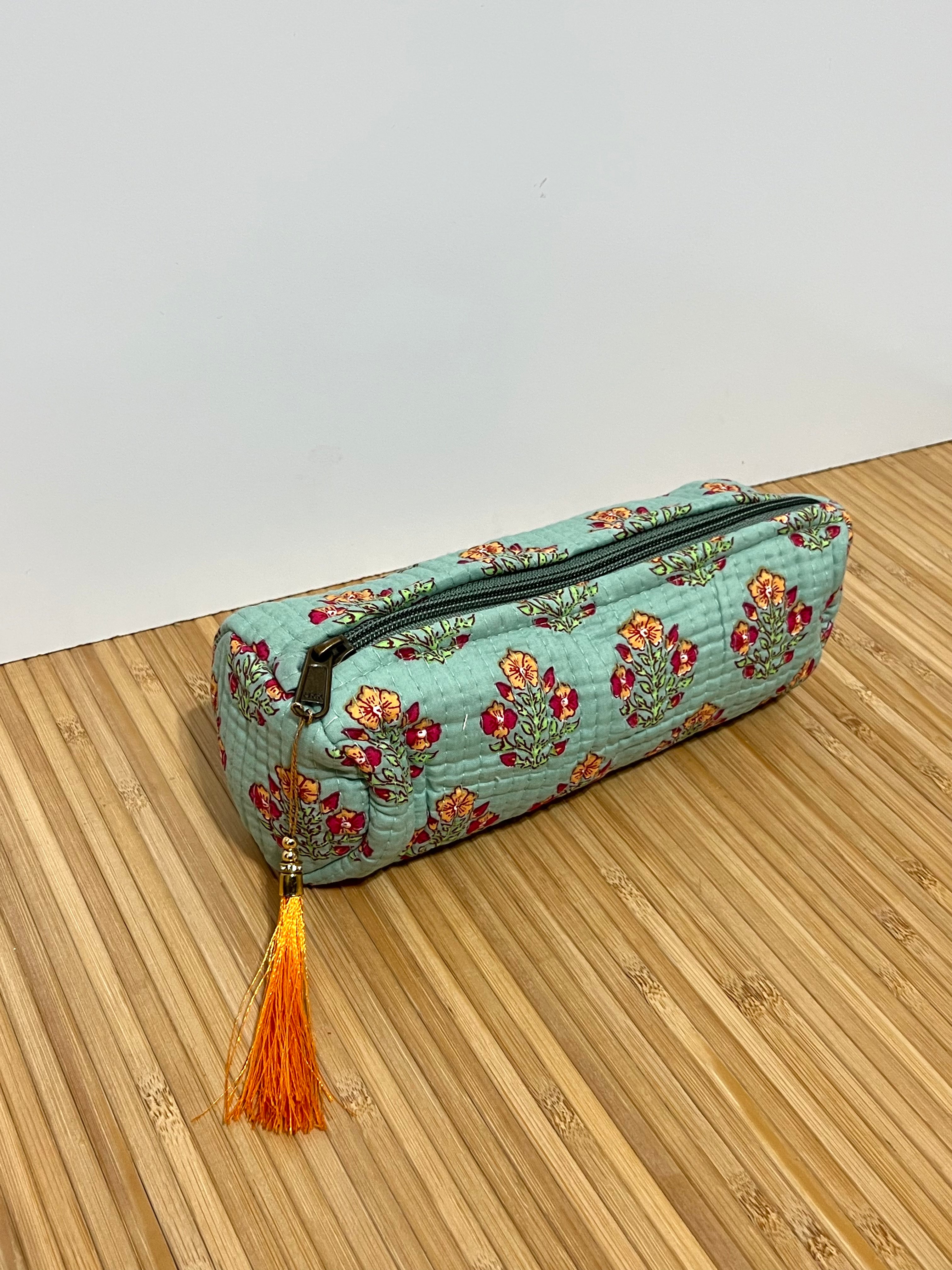 Estuche Estampado de algodón 20 x 8 cm