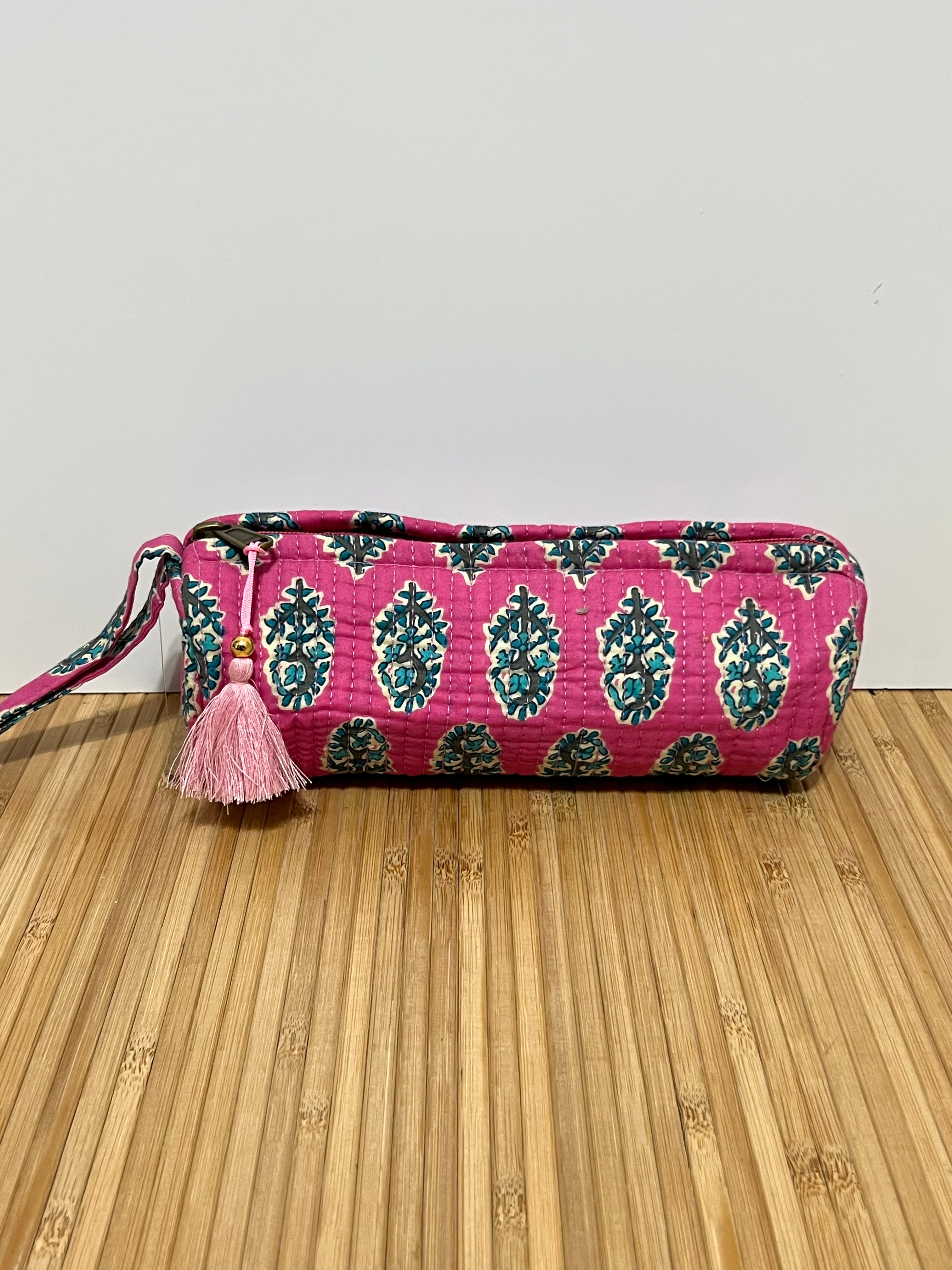 Estuche Estampado de algodón 20 x 8 cm