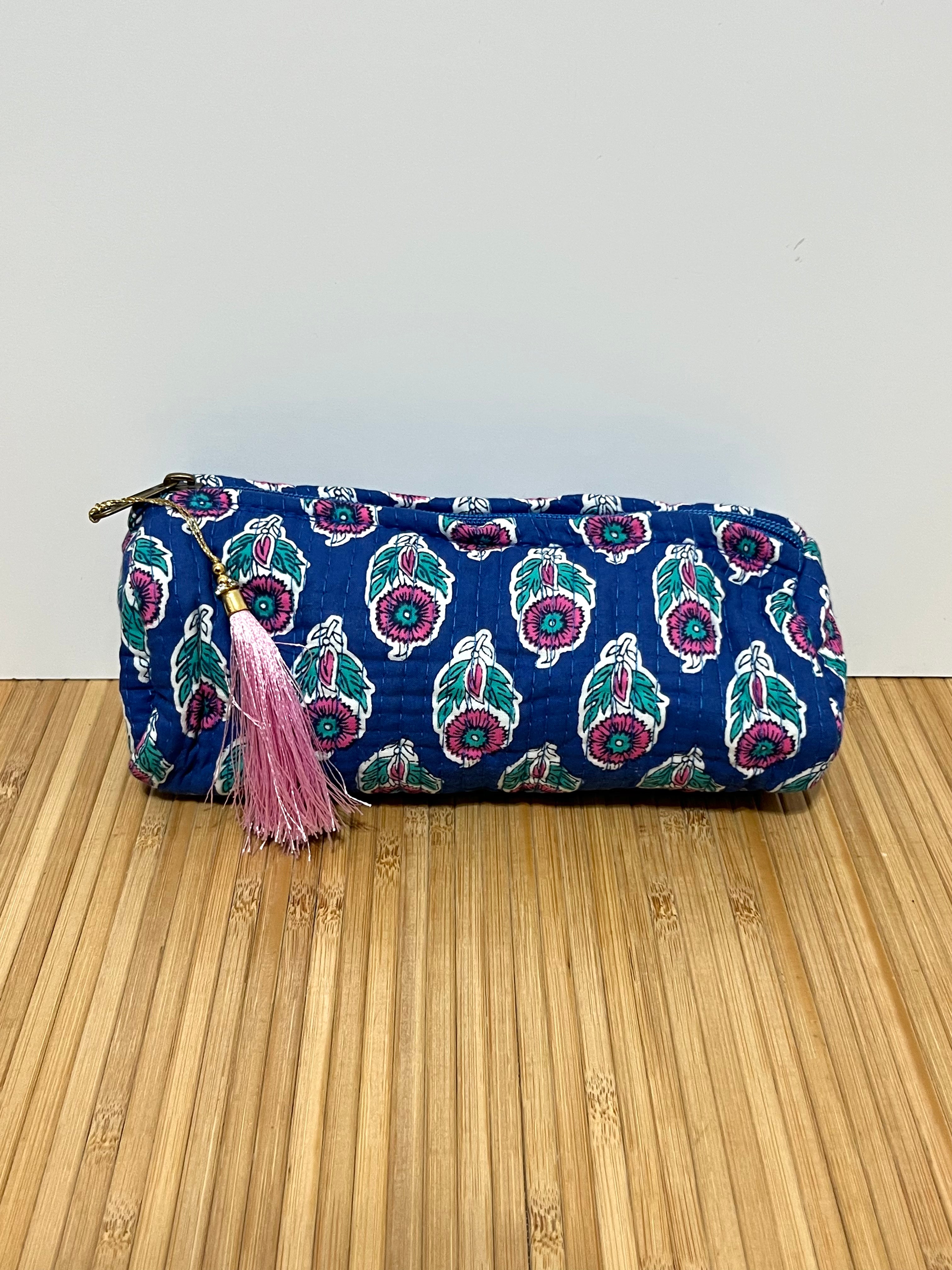 Estuche Estampado de algodón 20 x 8 cm