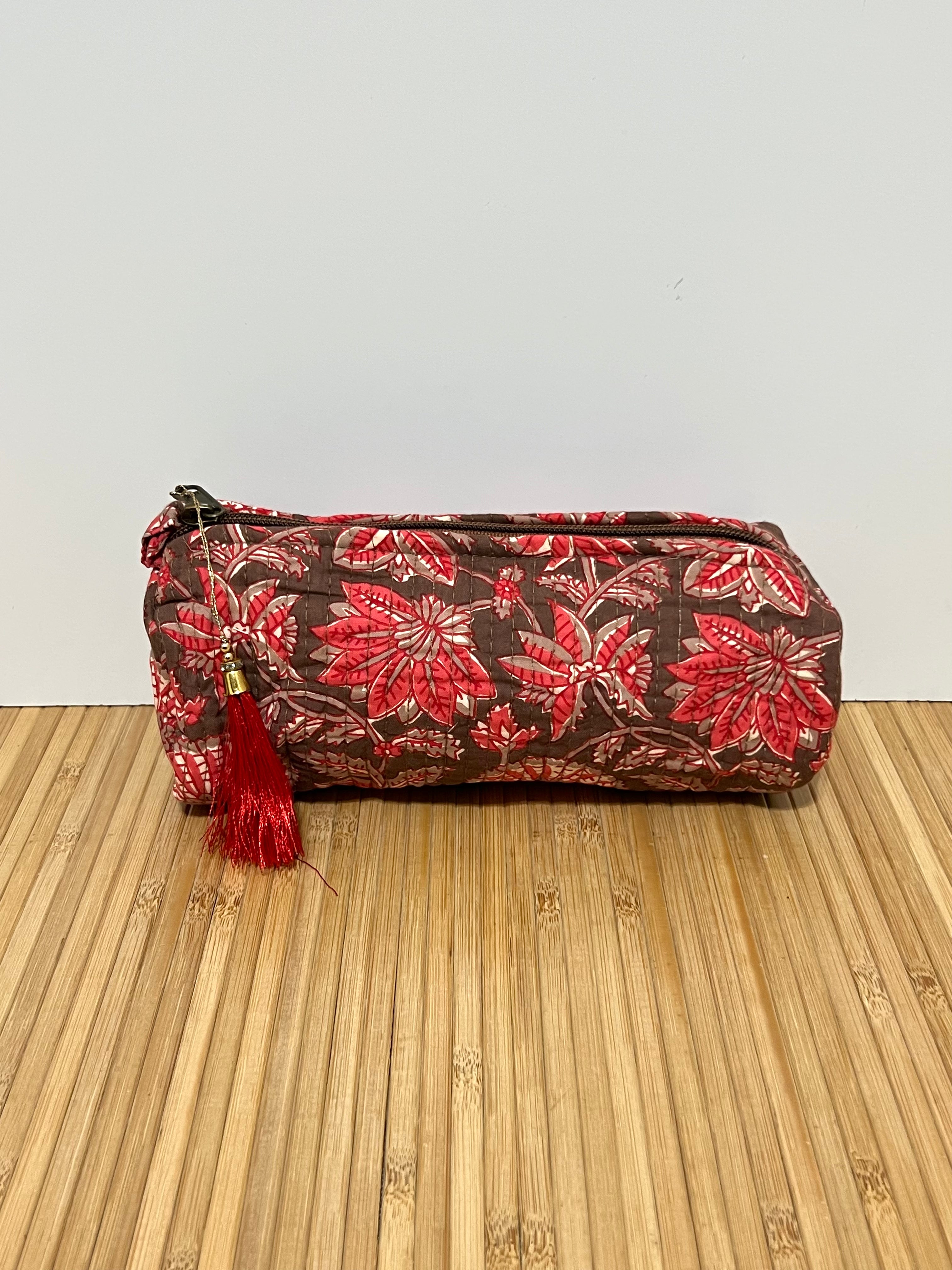 Estuche Estampado de algodón 20 x 8 cm