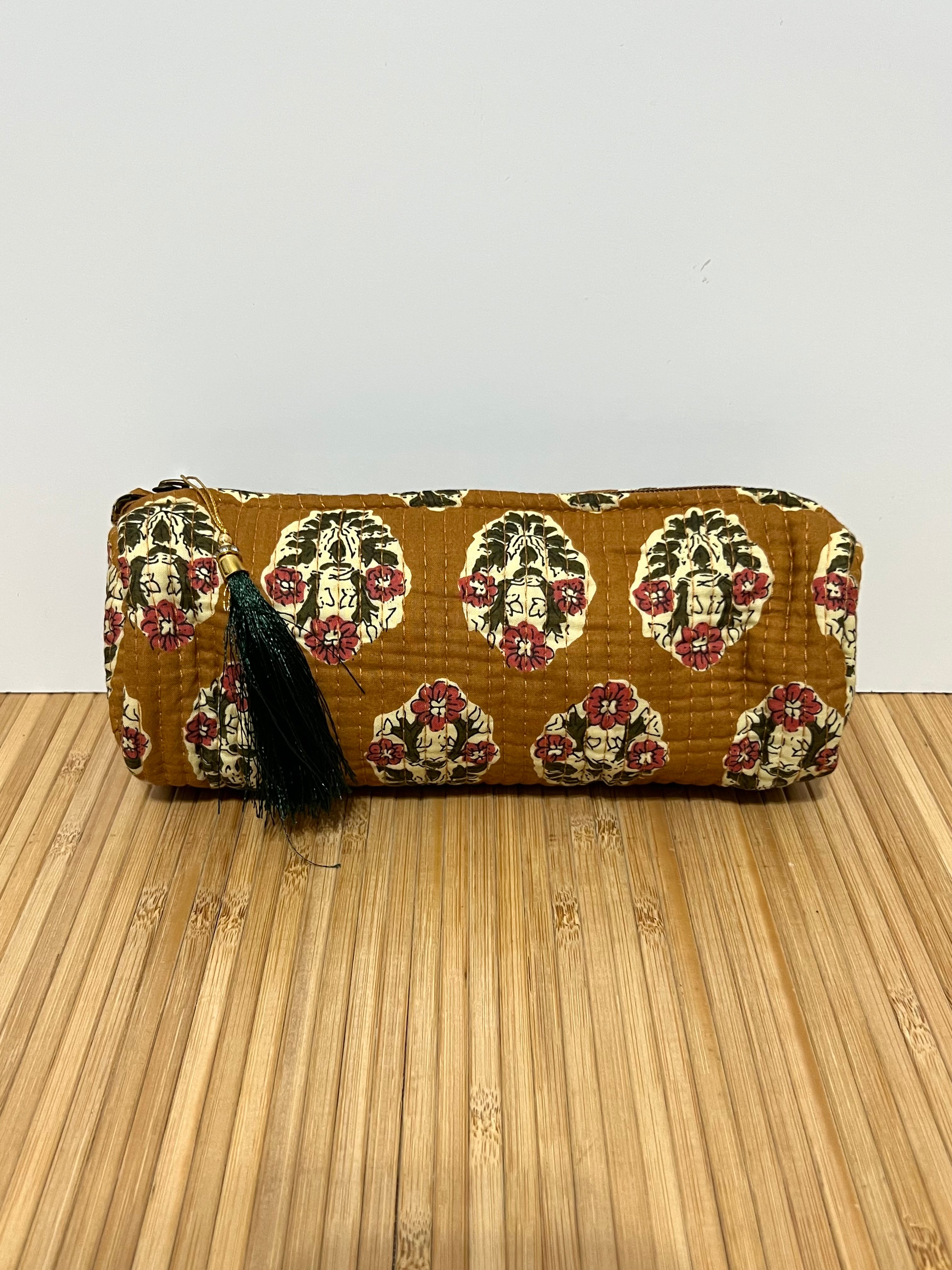 Estuche Estampado de algodón 20 x 8 cm