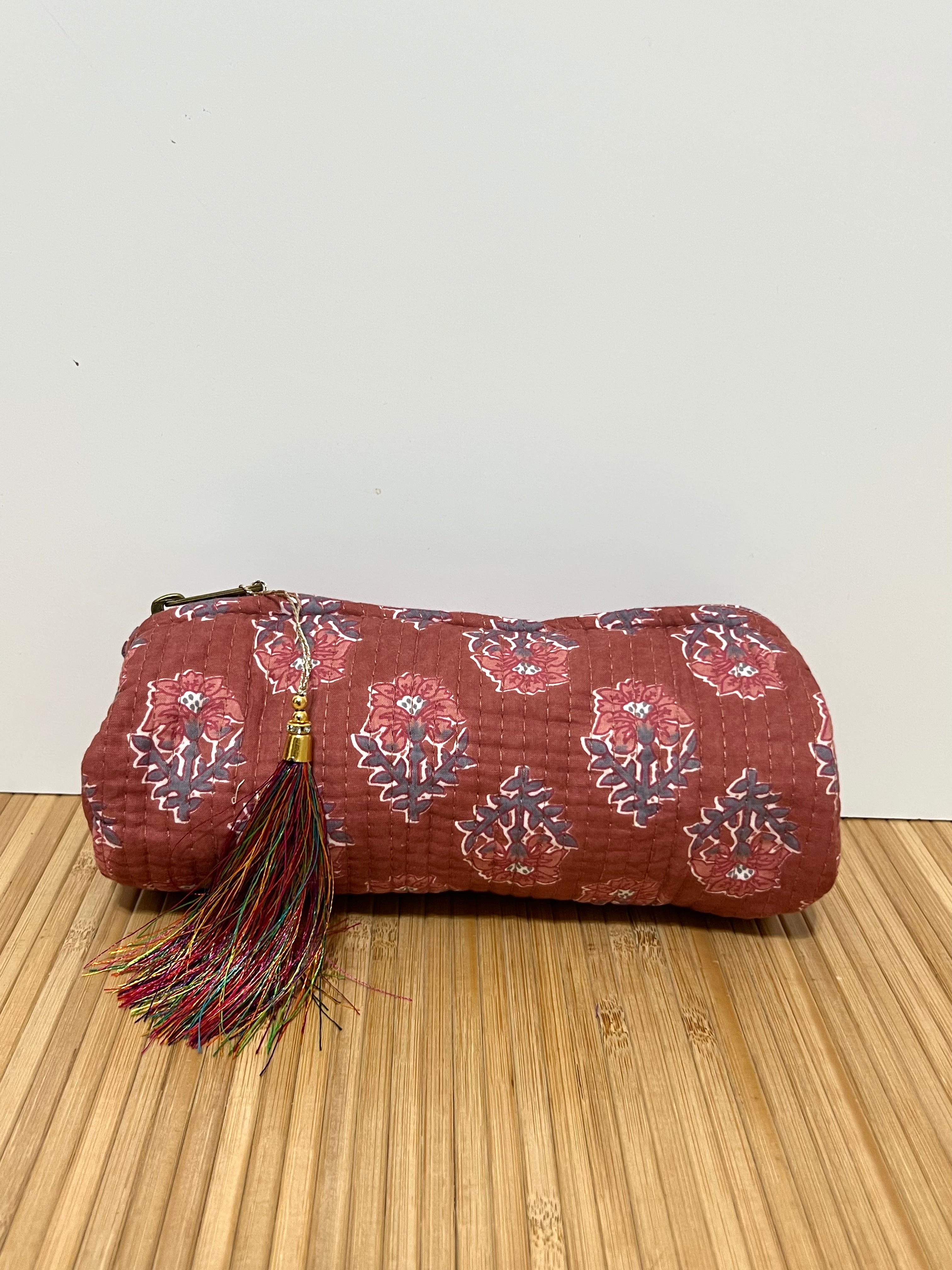 Estuche Estampado de algodón 20 x 8 cm