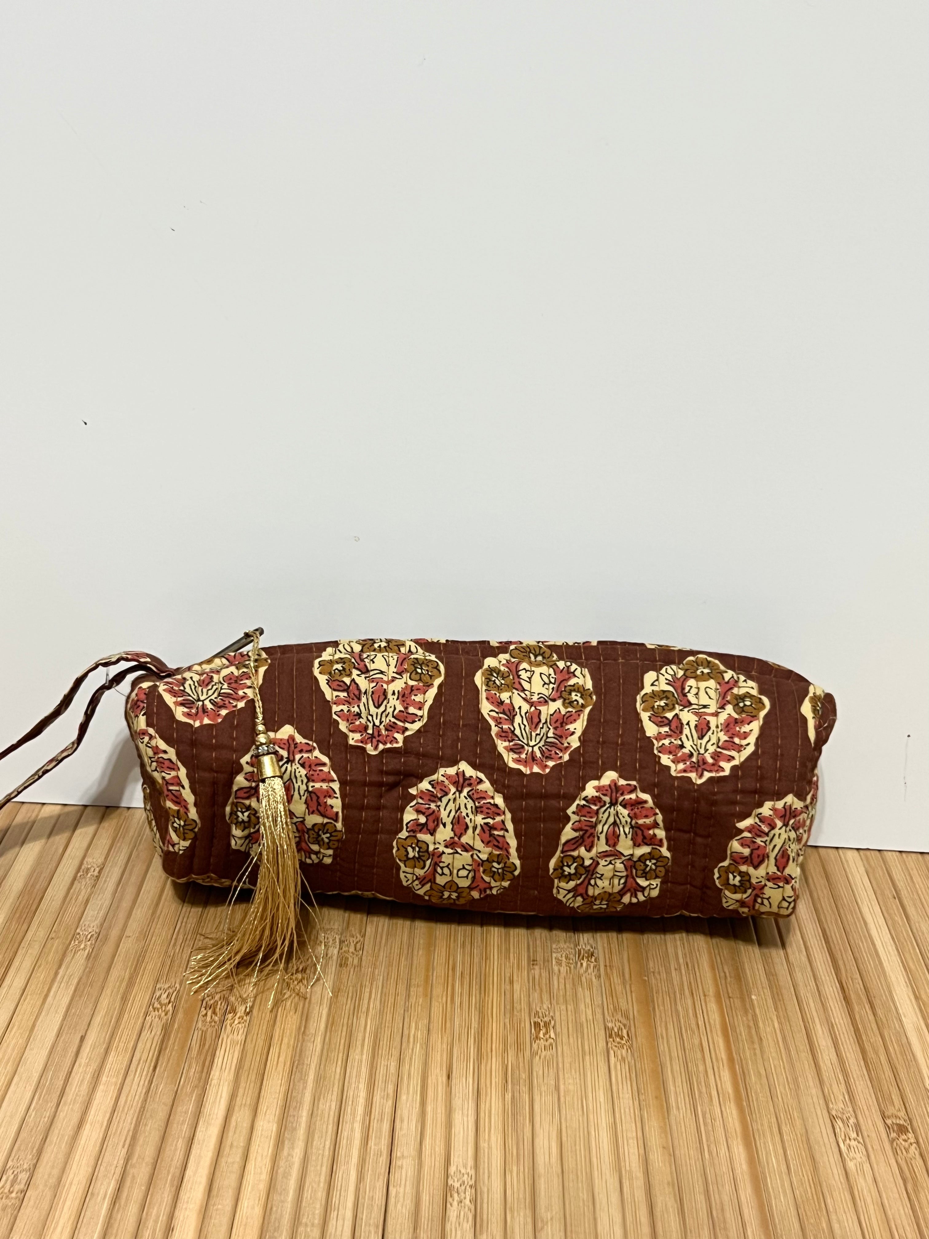 Estuche Estampado de algodón 20 x 8 cm
