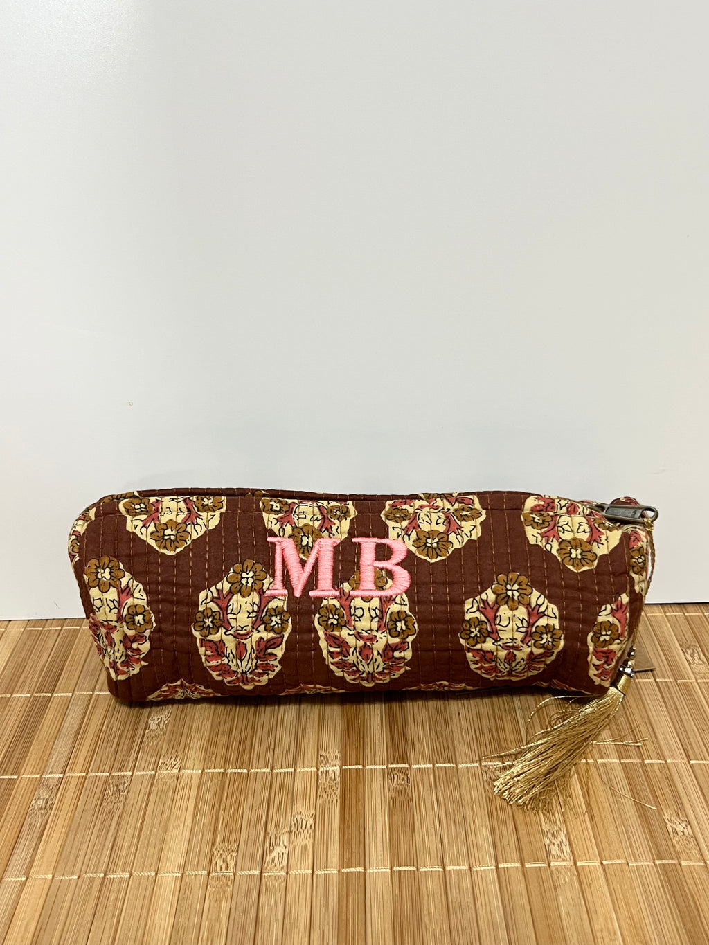 Estuche Estampado de algodón 20 x 8 cm