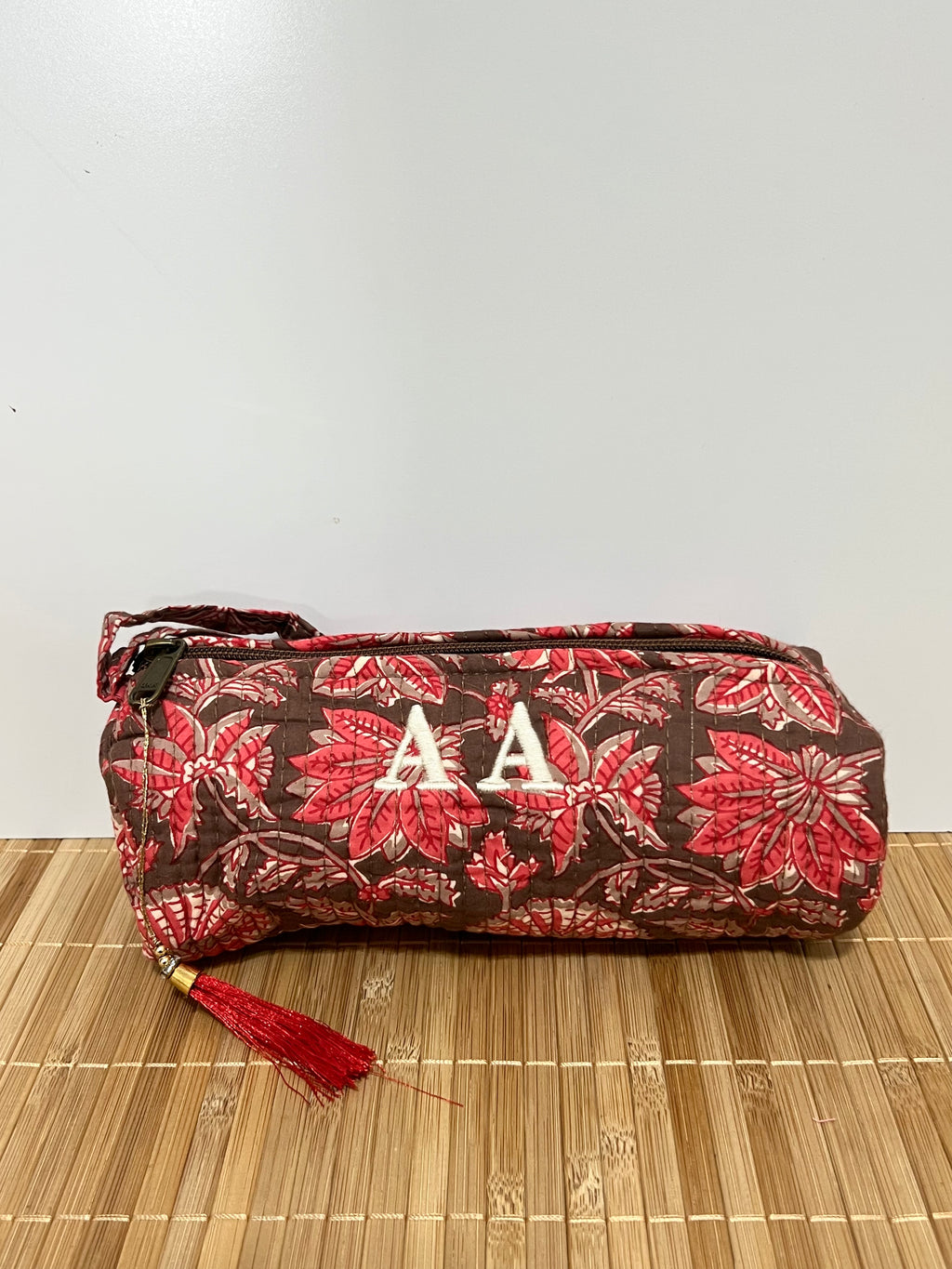 Estuche Estampado de algodón 20 x 8 cm