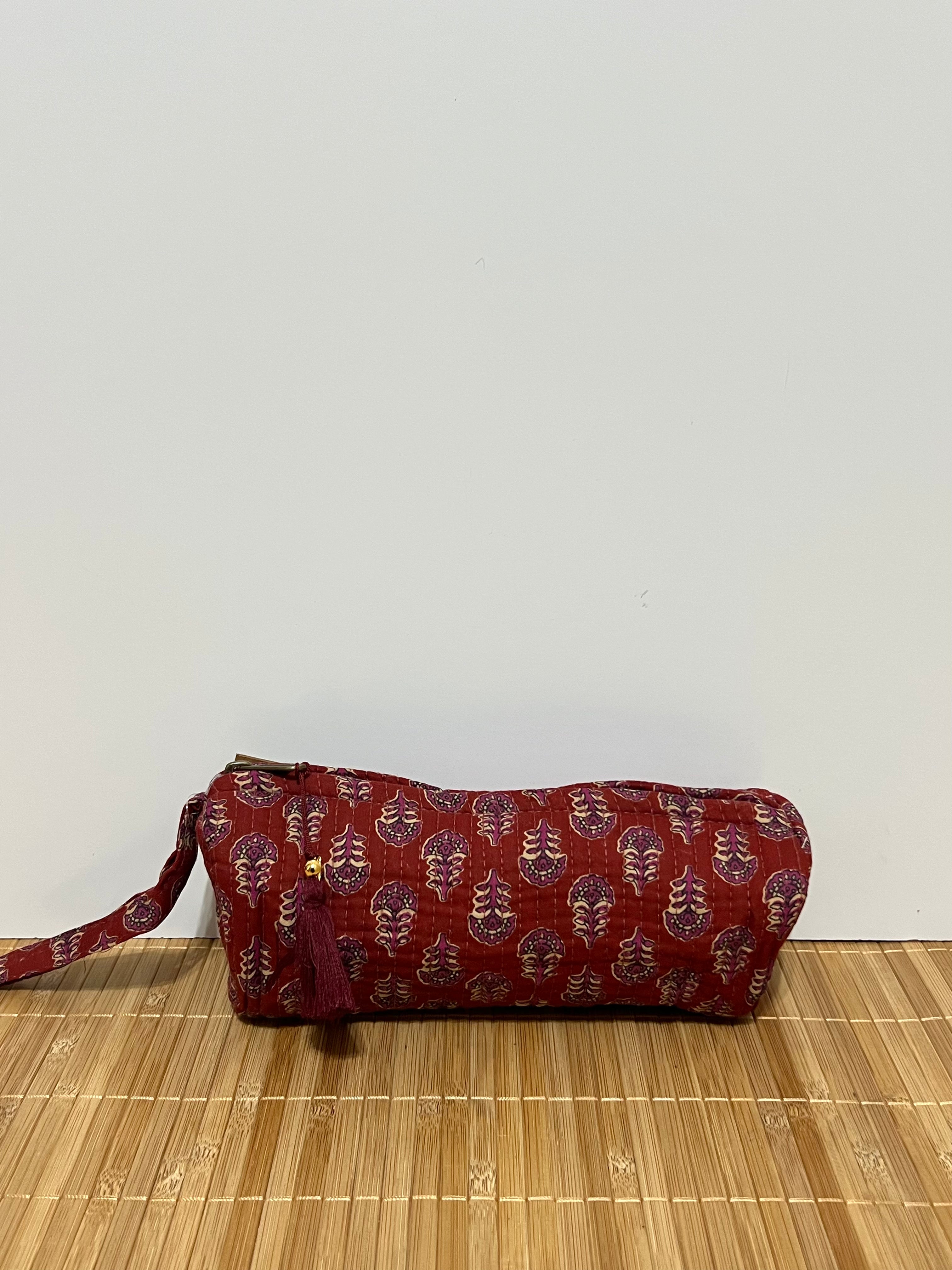 Estuche Estampado de algodón 20 x 8 cm