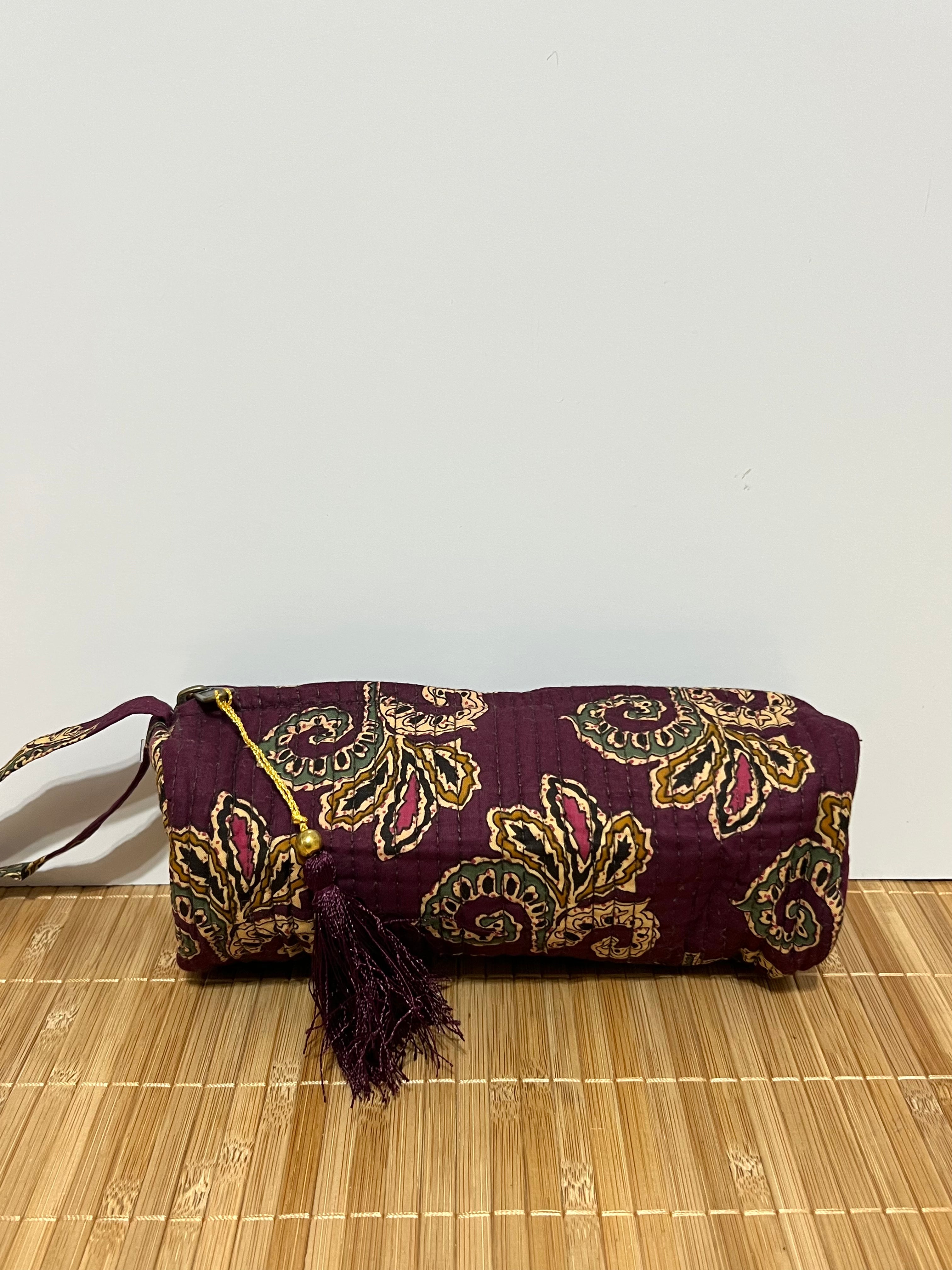 Estuche Estampado de algodón 20 x 8 cm