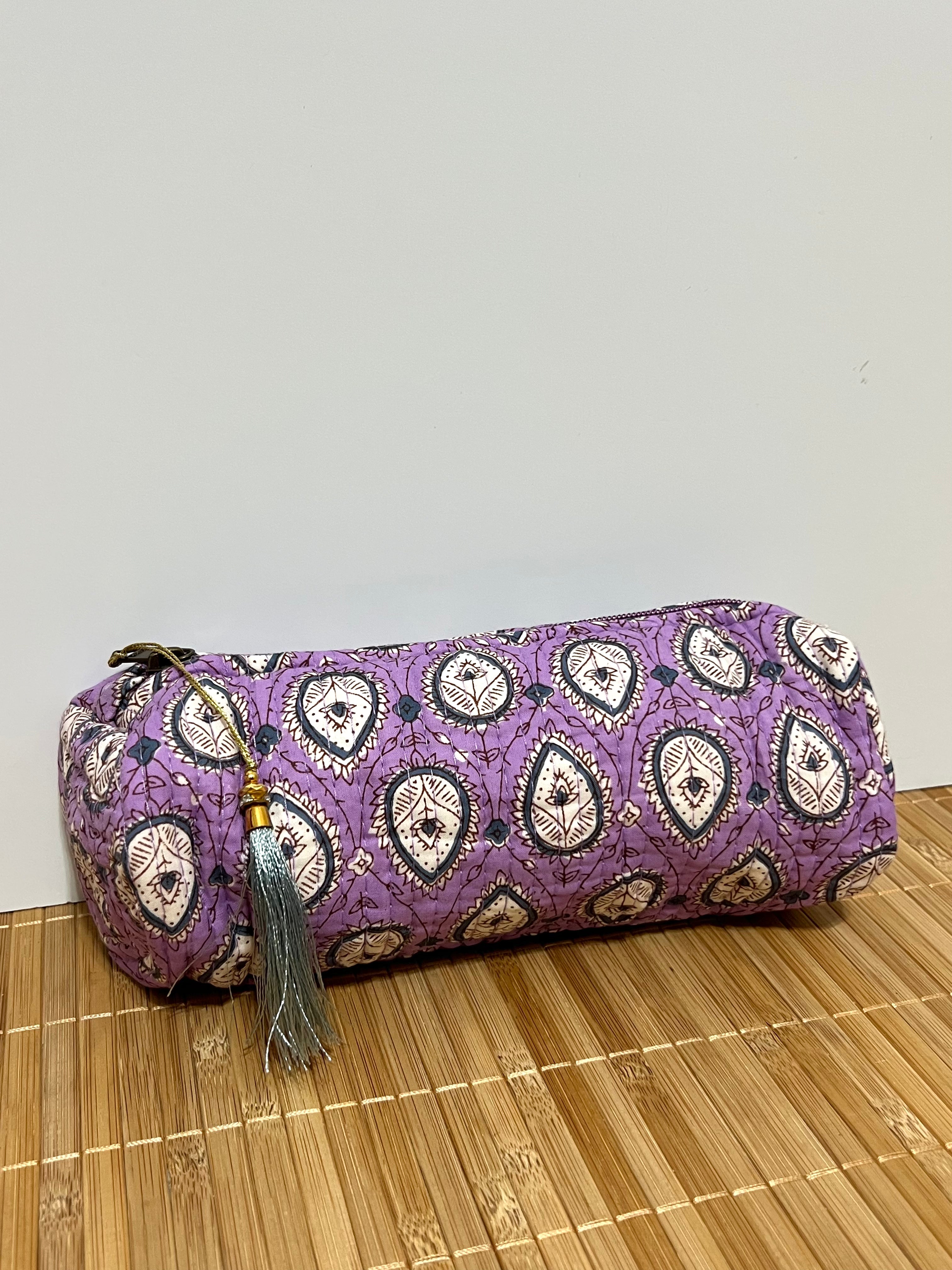 Estuche Estampado de algodón 20 x 8 cm